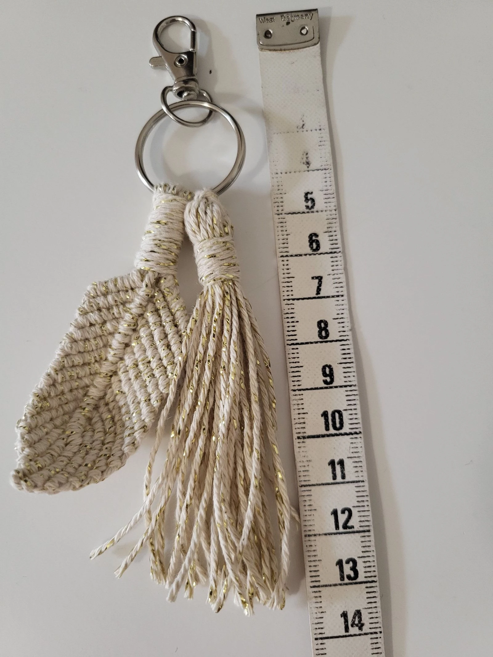 Chaveiro de macramé – photo 3